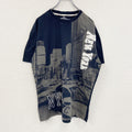 ROBIN RUTH　半袖プリントTシャツ　NEW YORK　紺　ネイビー　Lサイズ　古着