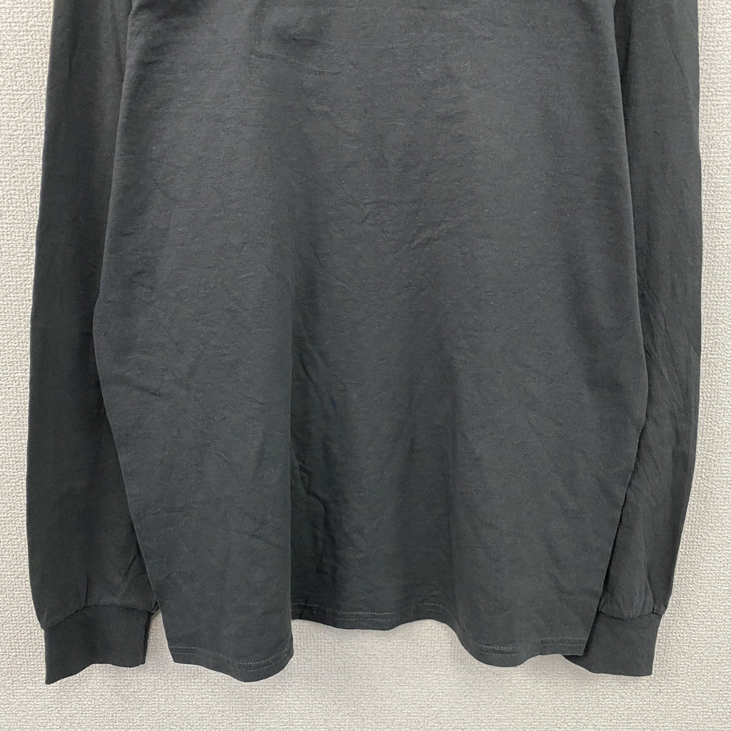 00s～　JERZEES　ジャージーズ　長袖プリントTシャツ/ロンT　ヴィンテージ　ダークグレー　Mサイズ　古着