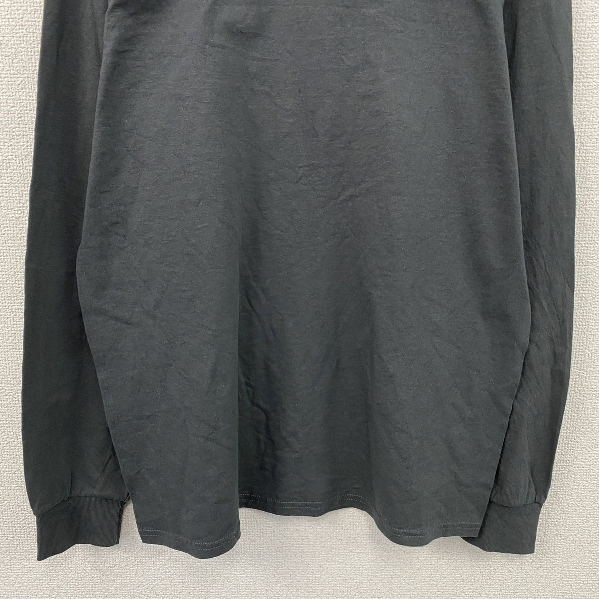 00s～　JERZEES　ジャージーズ　長袖プリントTシャツ/ロンT　ヴィンテージ　ダークグレー　Mサイズ　古着