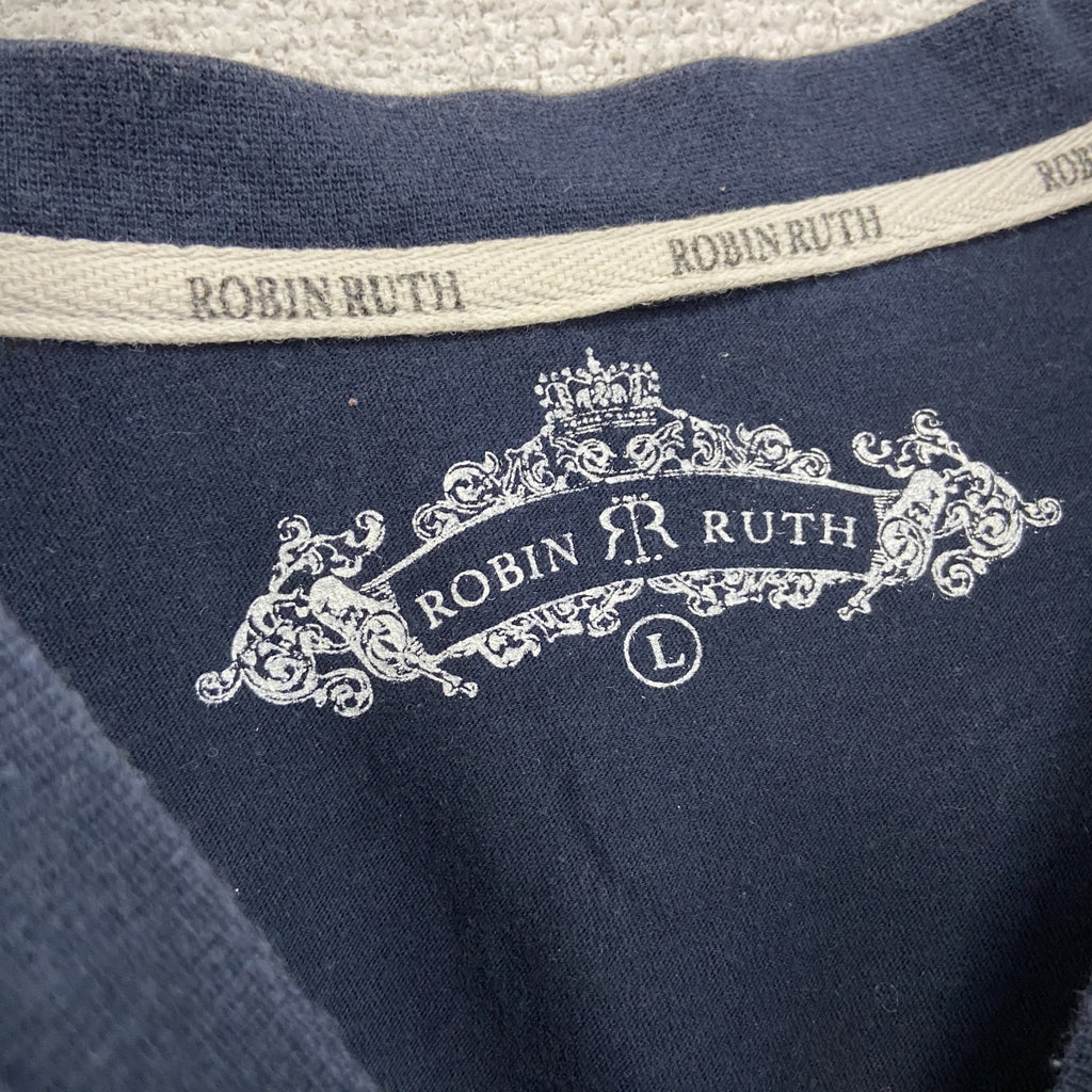 ROBIN RUTH　半袖プリントTシャツ　NEW YORK　紺　ネイビー　Lサイズ　古着