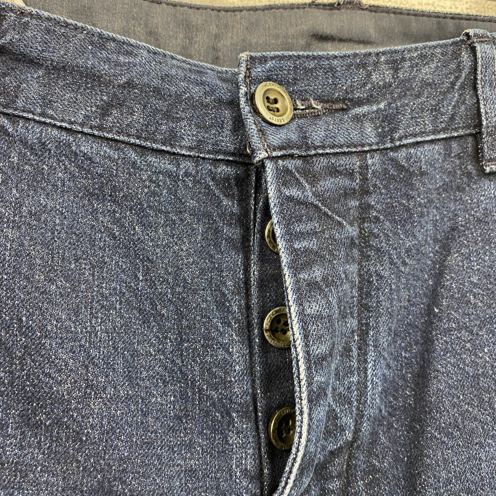 Levi’ｓ　リーバイス　デニムパンツ/ジーンズ　ボタンフライ　インディゴ　W32サイズ　古着