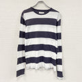 DENIM＆SUPPLY RALPH LAUREN　デニム＆サプライ ラルフローレン　長袖Tシャツ/ロンT　ボーダー　紺　ネイビー　白　ホワイト　Sサイズ　古着