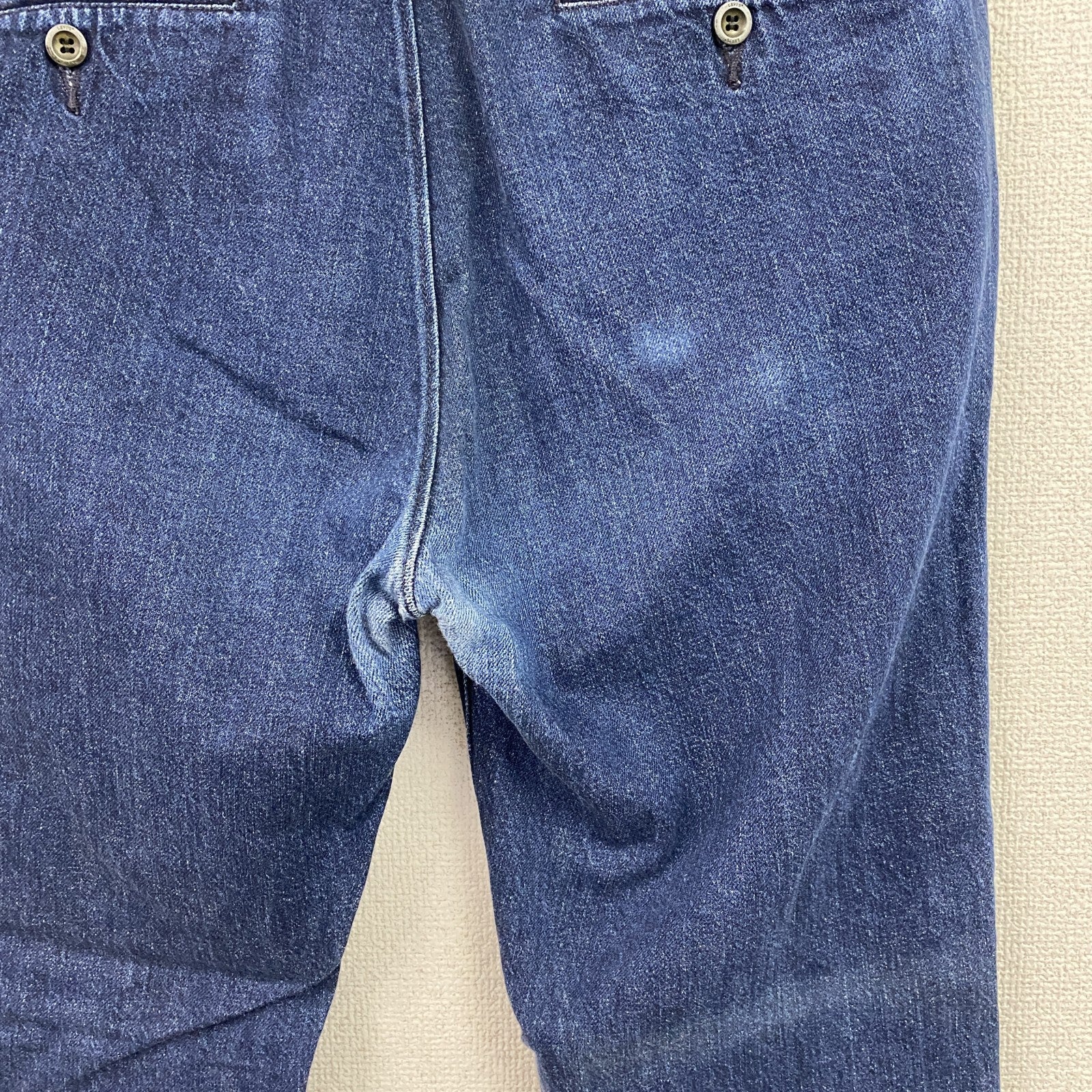 Levi’ｓ　リーバイス　デニムパンツ/ジーンズ　ボタンフライ　インディゴ　W32サイズ　古着