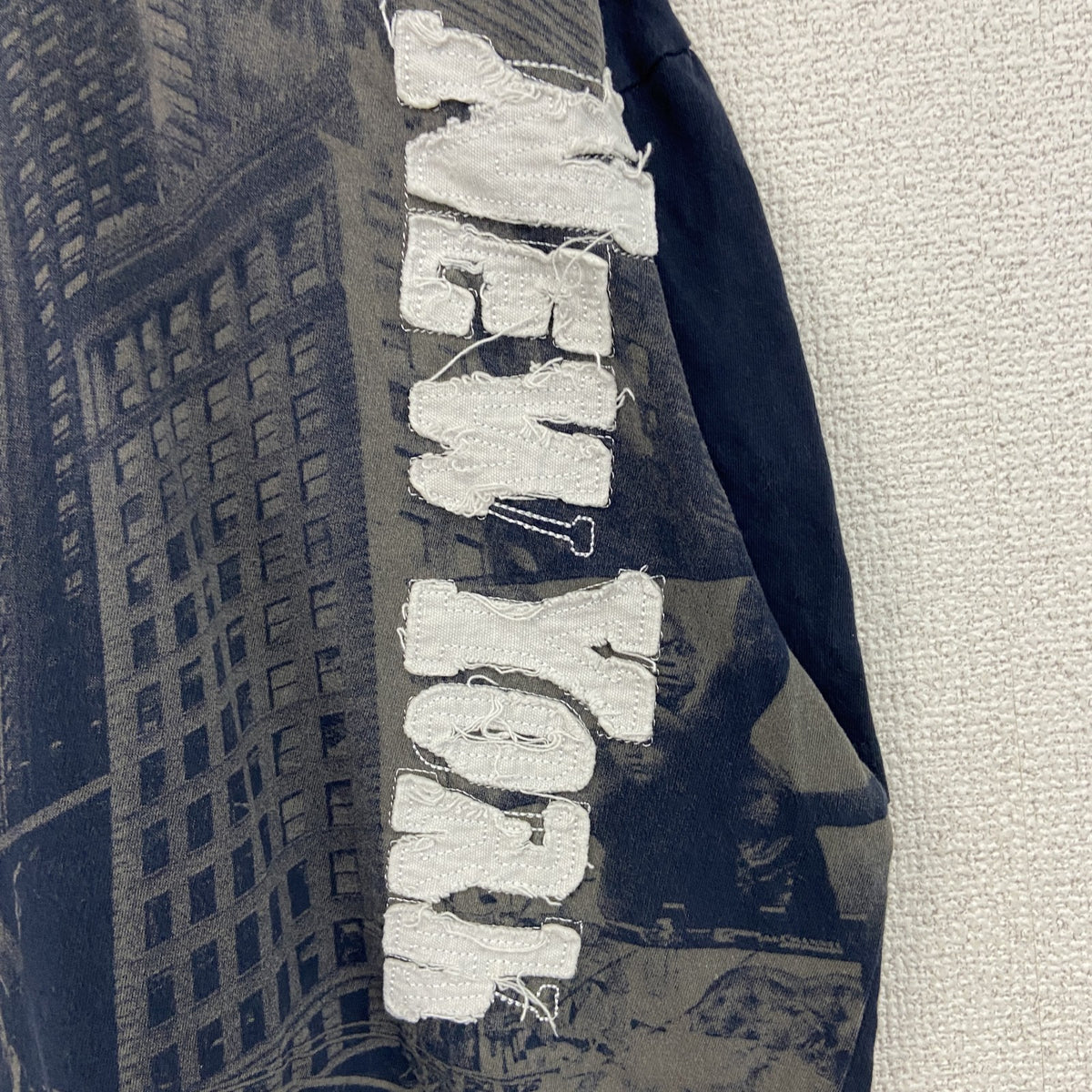 ROBIN RUTH　半袖プリントTシャツ　NEW YORK　紺　ネイビー　Lサイズ　古着