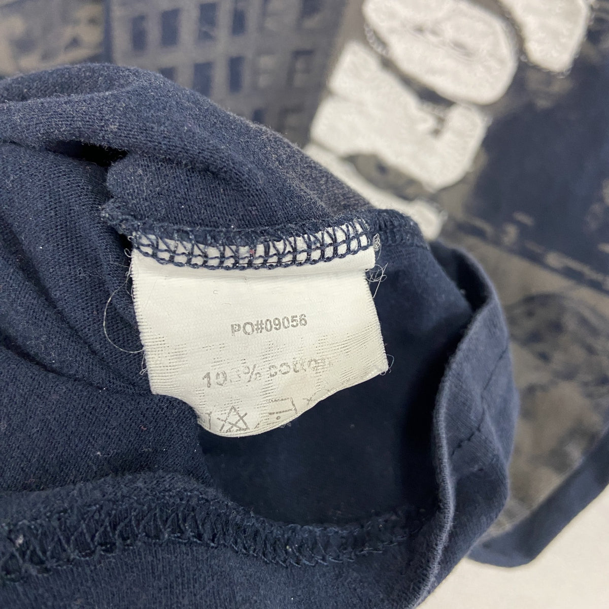 ROBIN RUTH　半袖プリントTシャツ　NEW YORK　紺　ネイビー　Lサイズ　古着