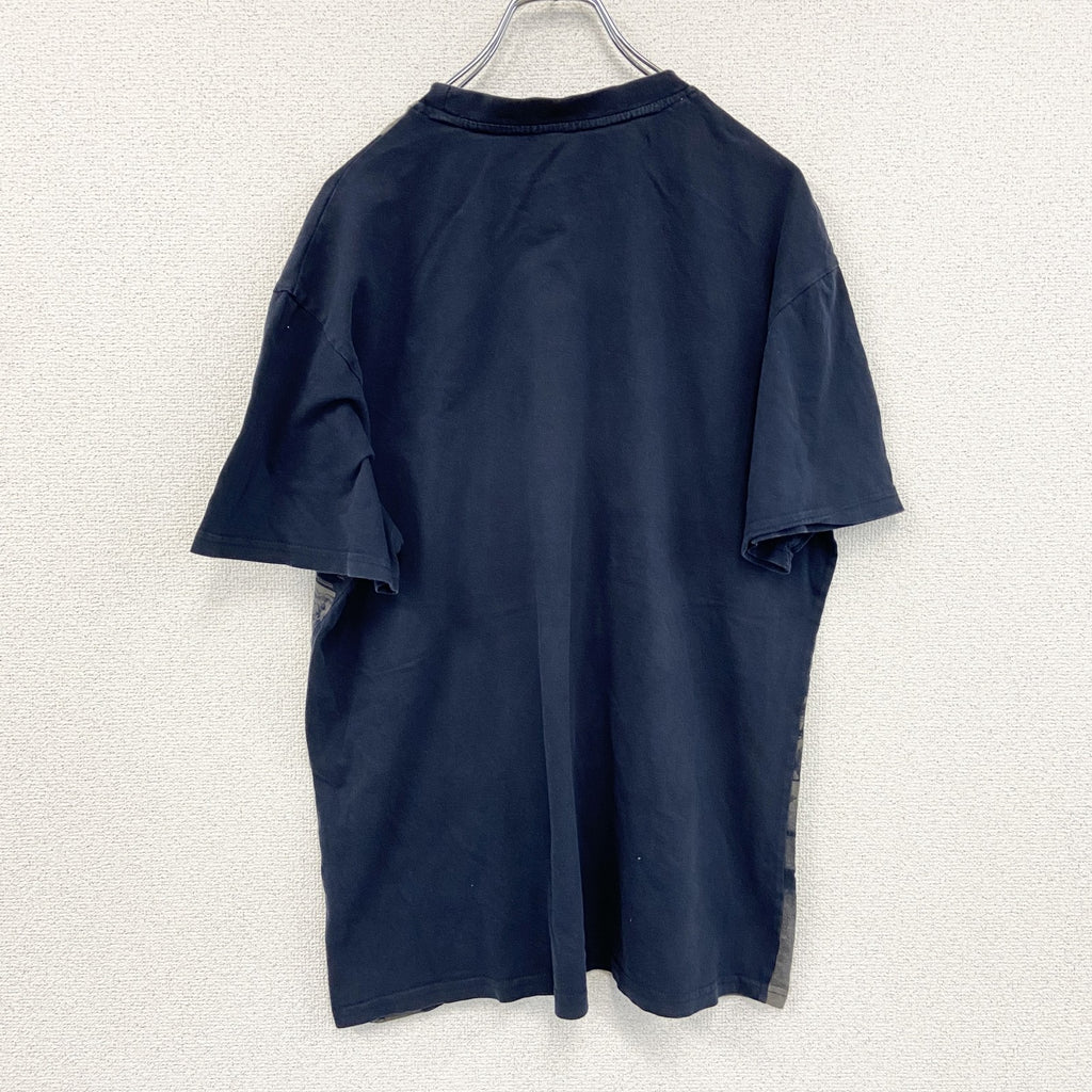 ROBIN RUTH　半袖プリントTシャツ　NEW YORK　紺　ネイビー　Lサイズ　古着