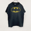 BATMAN　バットマン　DCコミック　半袖プリントアニメTシャツ　黒　ブラック　Mサイズ　古着
