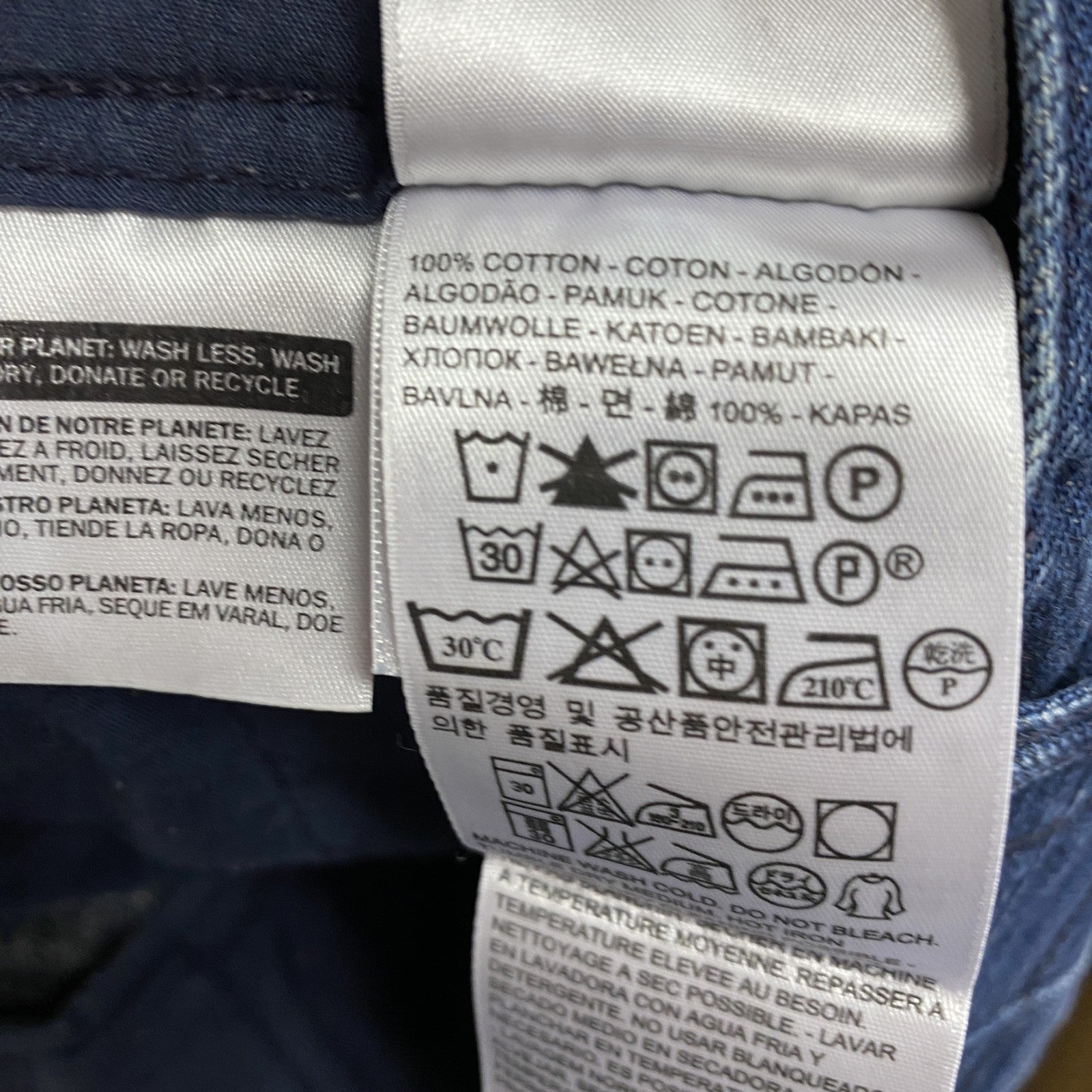 Levi’ｓ　リーバイス　デニムパンツ/ジーンズ　ボタンフライ　インディゴ　W32サイズ　古着