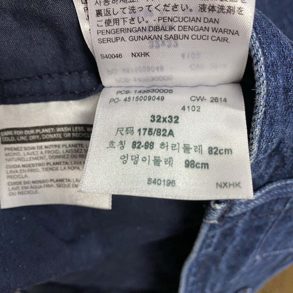 Levi’ｓ　リーバイス　デニムパンツ/ジーンズ　ボタンフライ　インディゴ　W32サイズ　古着