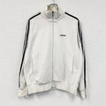 00s　adidas　アディダス　トラックジャケット/ジャージ　白　ホワイト　Mサイズ　古着