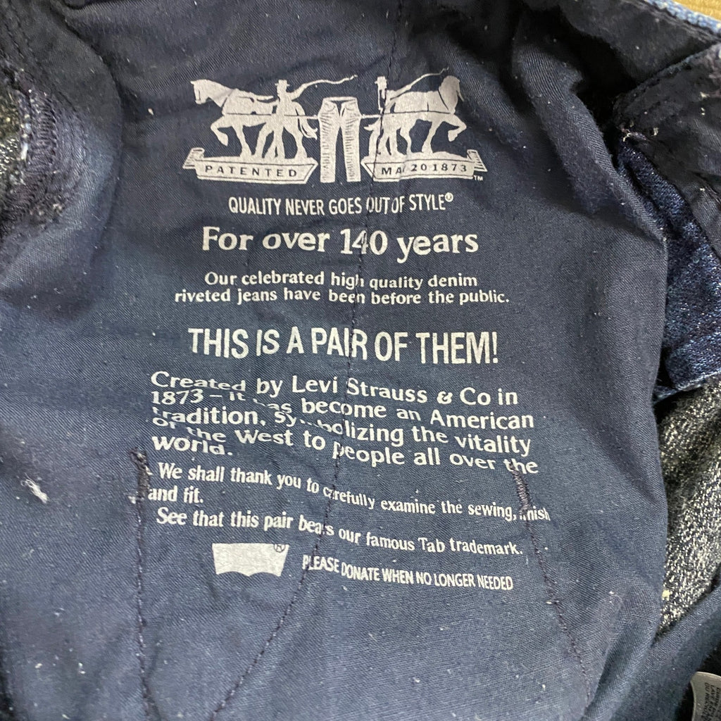 Levi’ｓ　リーバイス　デニムパンツ/ジーンズ　ボタンフライ　インディゴ　W32サイズ　古着