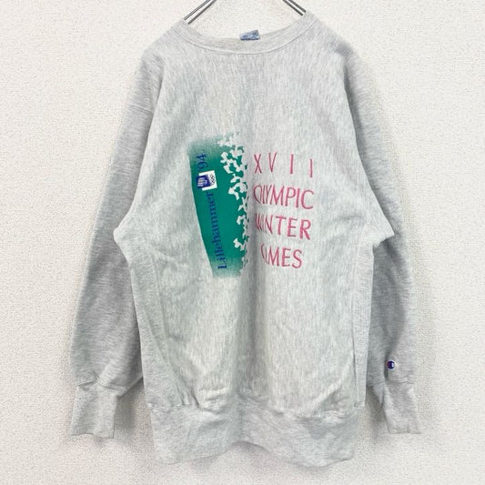 90s　champion　チャンピオン　リバースウィーブ　スウェット/トレーナー　灰色　グレー　XLサイズ