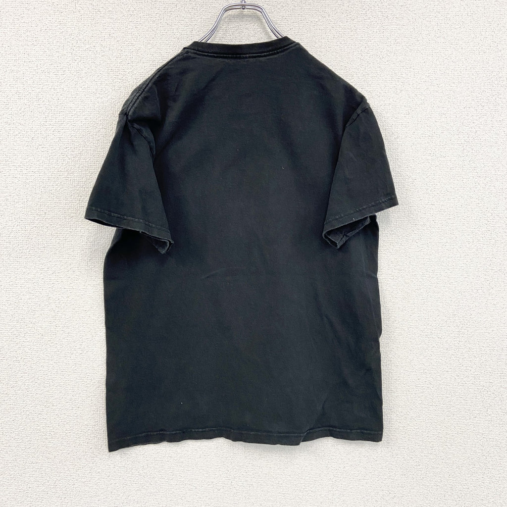 BATMAN　バットマン　DCコミック　半袖プリントアニメTシャツ　黒　ブラック　Mサイズ　古着