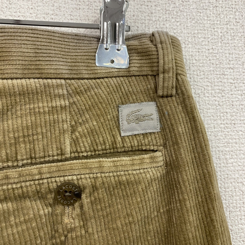 LACOSTE　ラコステ　コーデュロイパンツ　茶色　ブラウン　85サイズ　古着