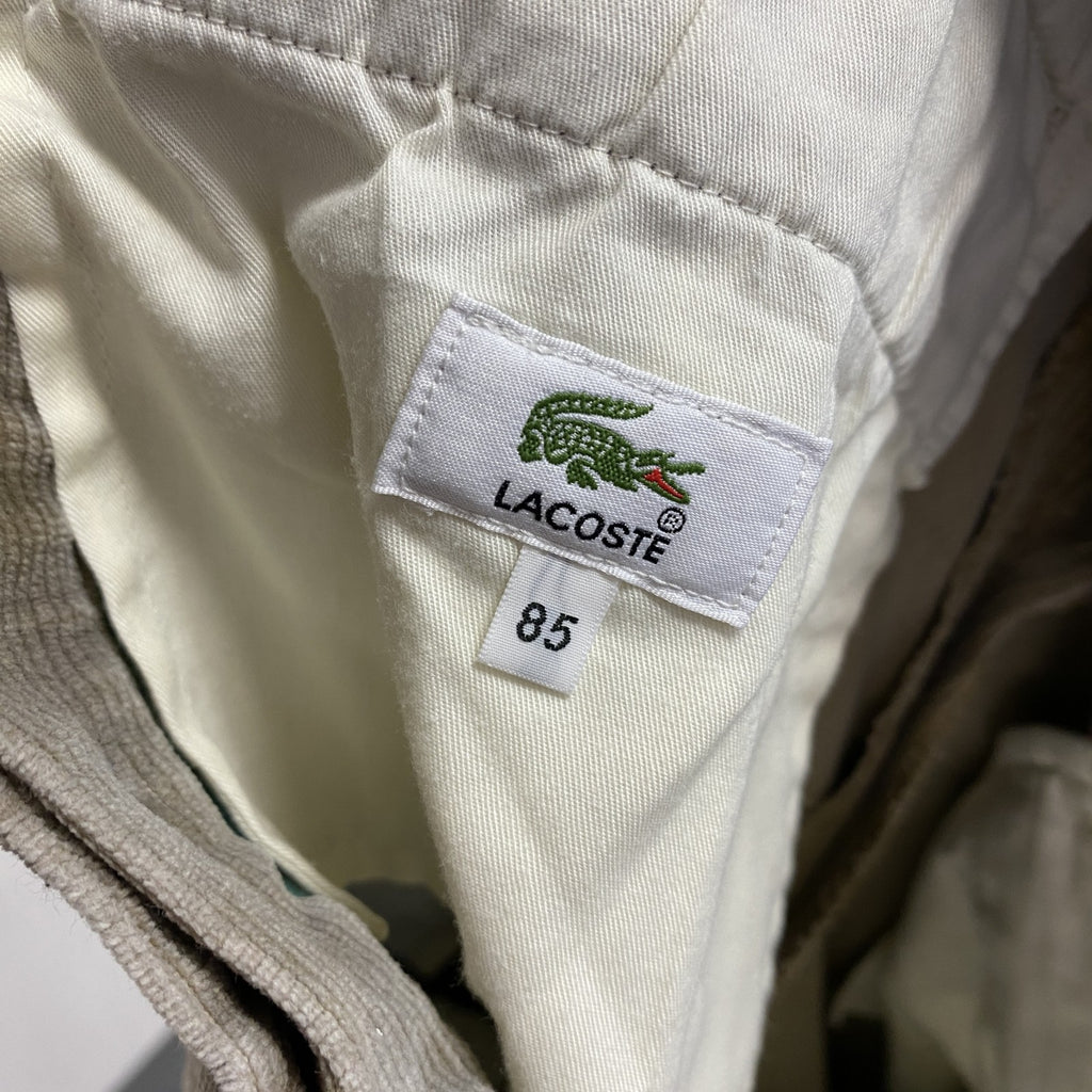 LACOSTE　ラコステ　コーデュロイパンツ　茶色　ブラウン　85サイズ　古着