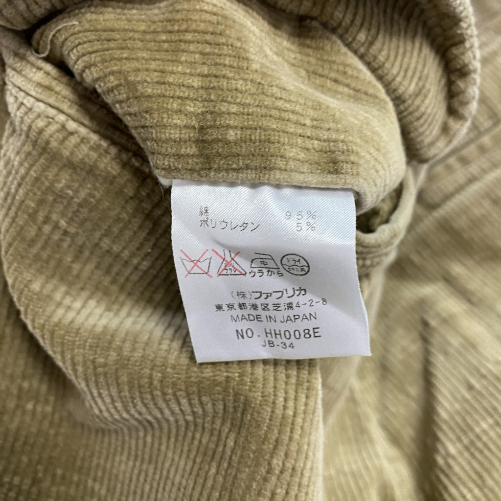 LACOSTE　ラコステ　コーデュロイパンツ　茶色　ブラウン　85サイズ　古着