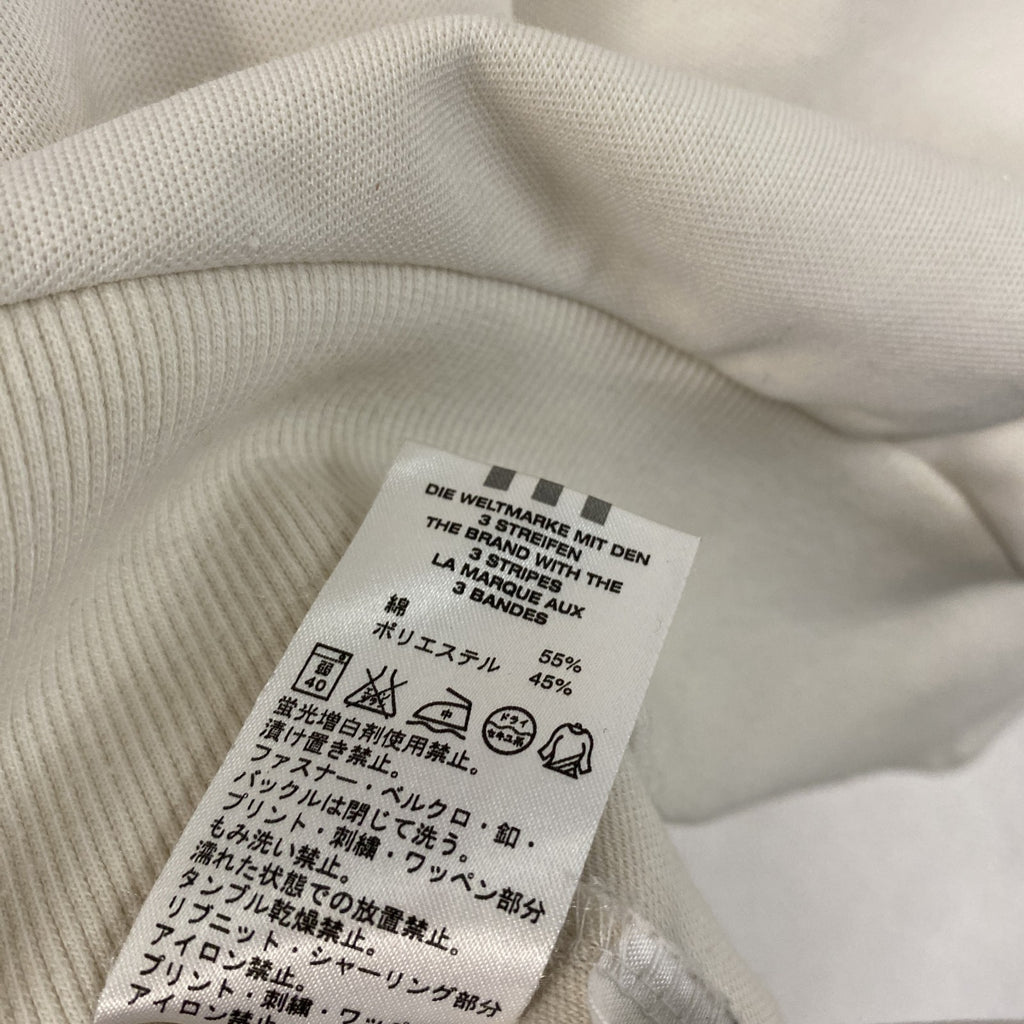 00s　adidas　アディダス　トラックジャケット/ジャージ　白　ホワイト　Mサイズ　古着