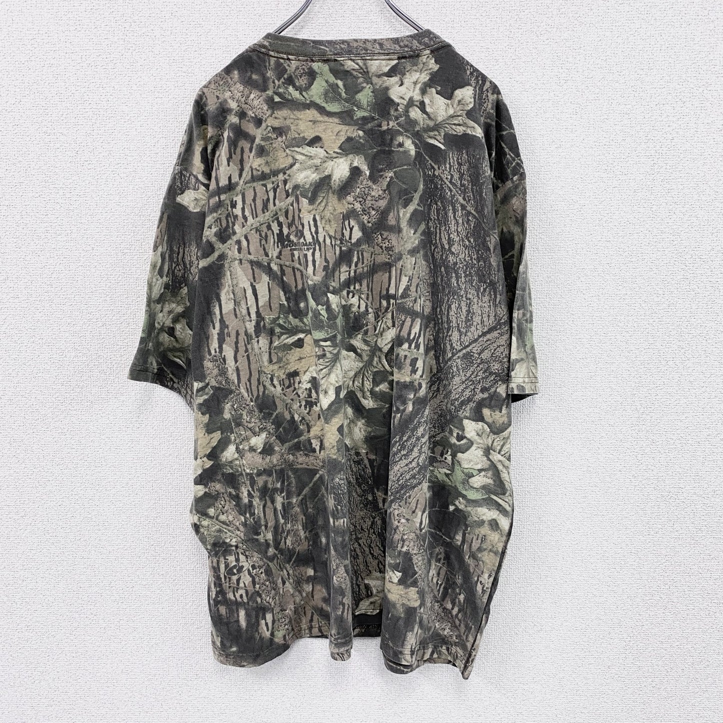～00s　MOSSY OAK　半袖プリントTシャツ　ポケットTシャツ　ヴィンテージ　リアルツリー　カモフラ柄　カーキ　