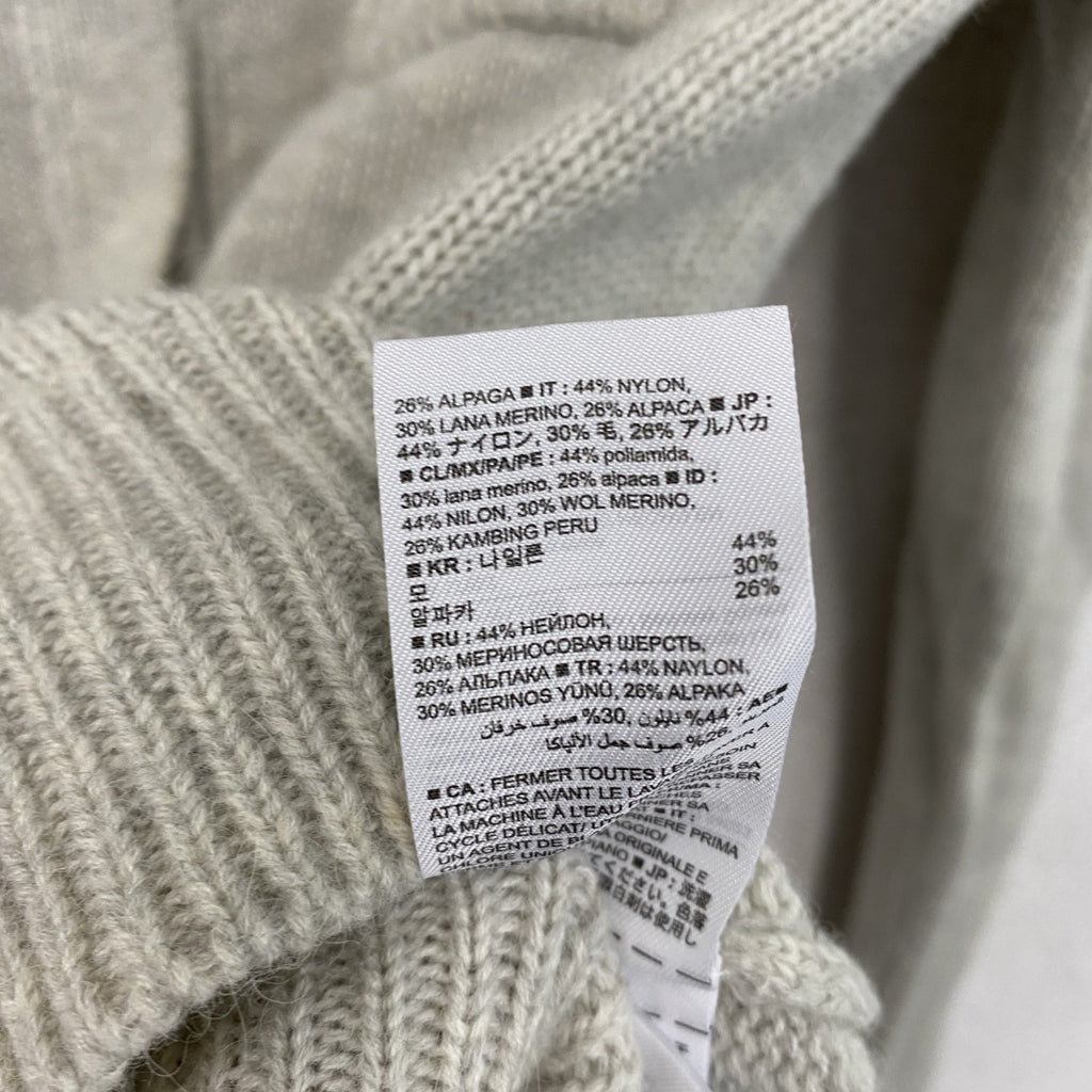 BANANA REPUBLIC　バナナリパブリック　アルパカ混ウールニットカーディガン　灰色　グレー　Sサイズ　古着