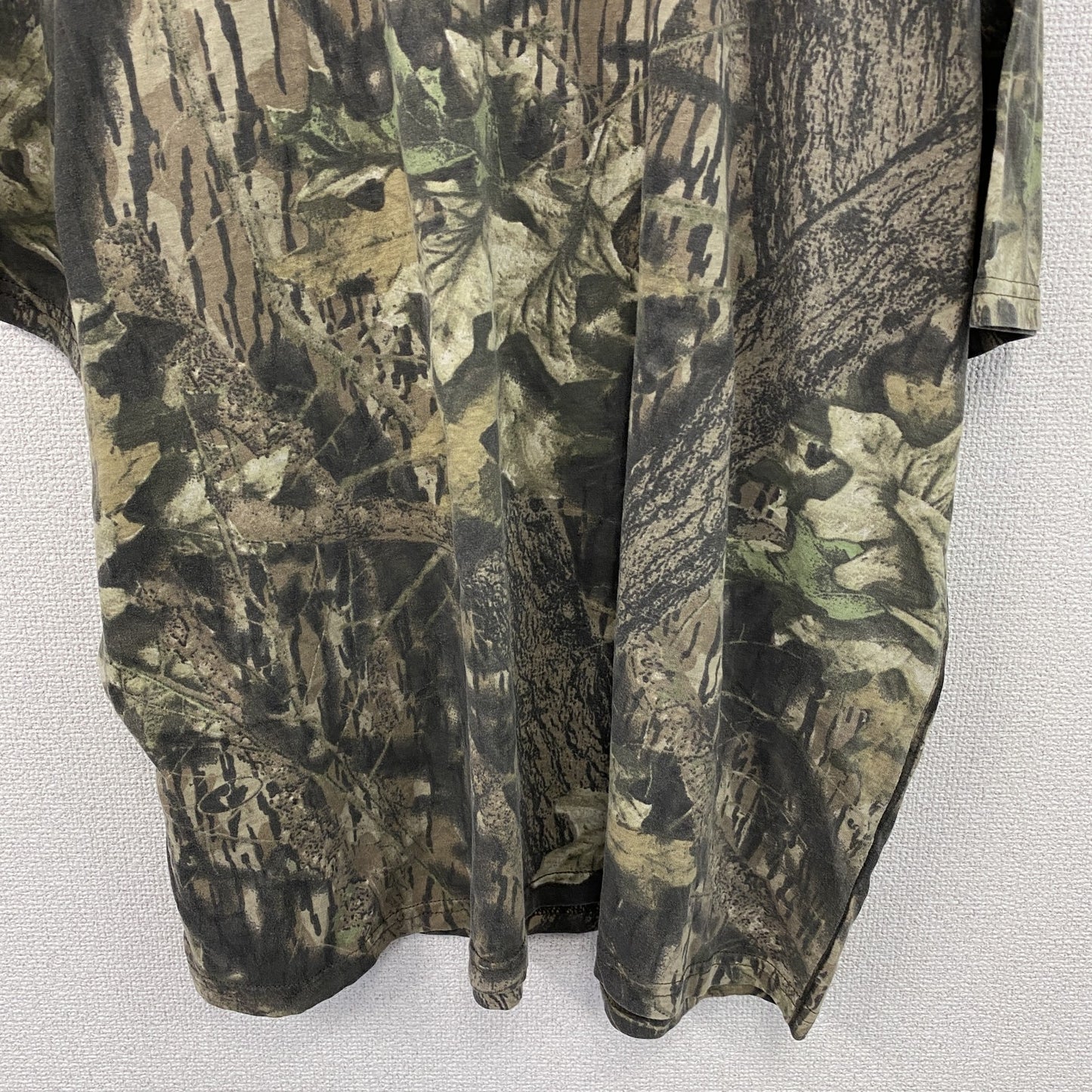 ～00s　MOSSY OAK　半袖プリントTシャツ　ポケットTシャツ　ヴィンテージ　リアルツリー　カモフラ柄　カーキ　