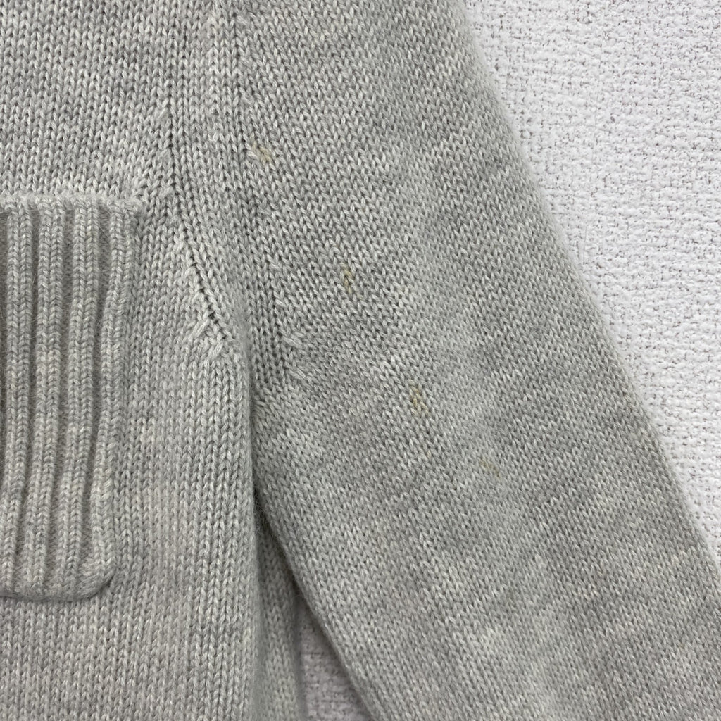 BANANA REPUBLIC　バナナリパブリック　アルパカ混ウールニットカーディガン　灰色　グレー　Sサイズ　古着