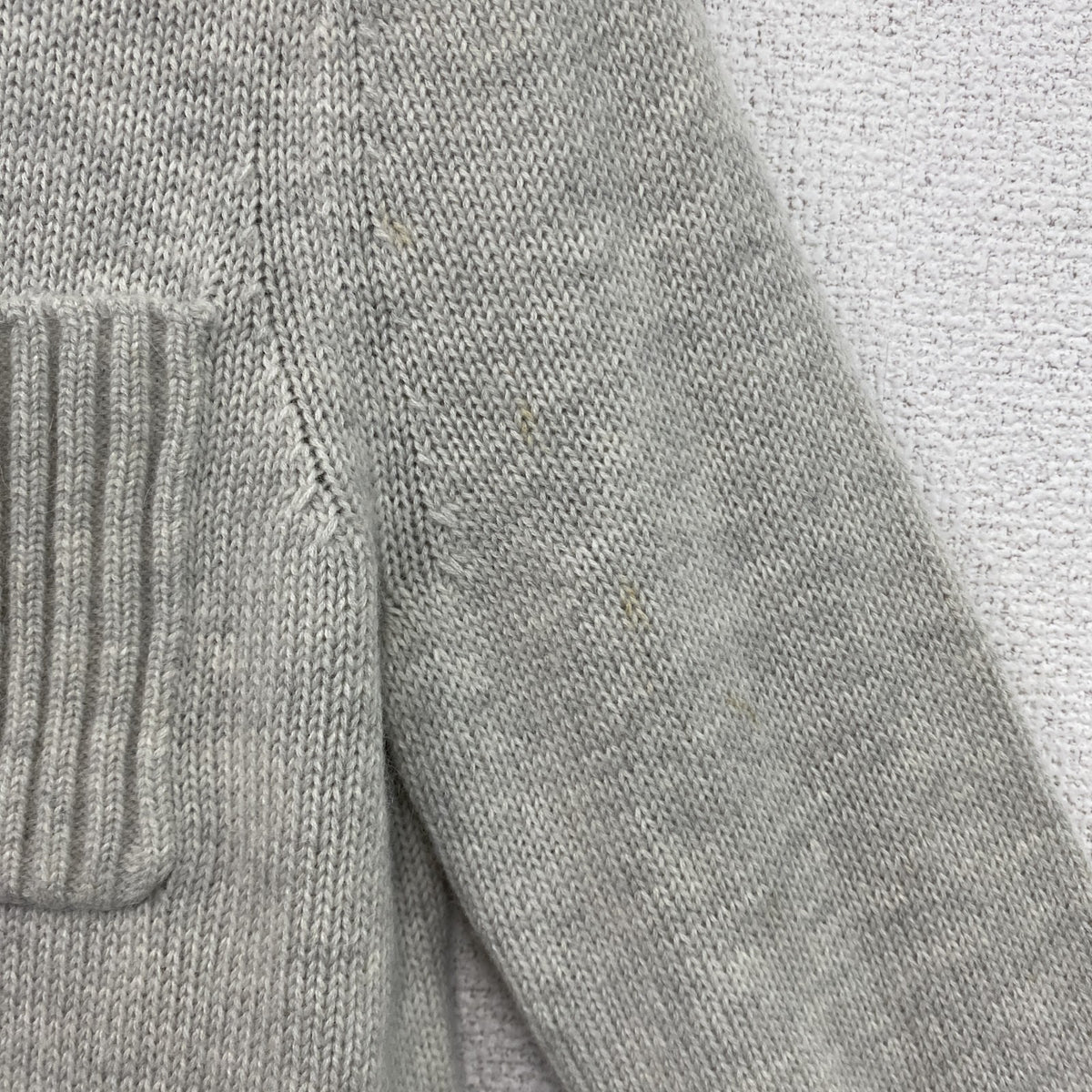BANANA REPUBLIC　バナナリパブリック　アルパカ混ウールニットカーディガン　灰色　グレー　Sサイズ　古着