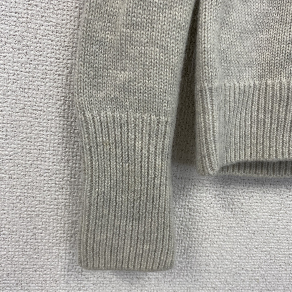 BANANA REPUBLIC　バナナリパブリック　アルパカ混ウールニットカーディガン　灰色　グレー　Sサイズ　古着