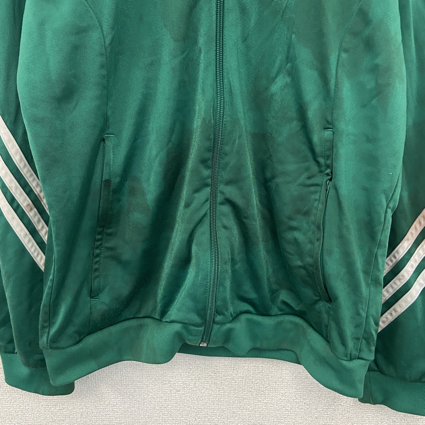 adidas　アディダス　トラックジャケット/ジャージ　緑　グリーン　Mサイズ