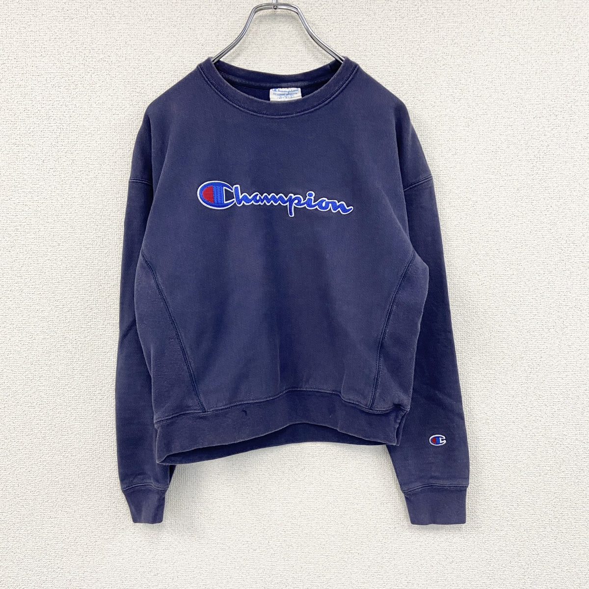 Champion　チャンピオン　リバースウィーブ　スウェット/トレーナー　紺　ネイビー　Mサイズ スウェットトップス メンズ コットン 古着