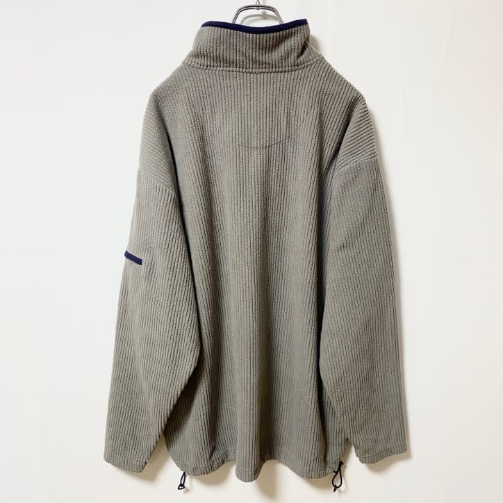 FADED GLORY　長袖ハーフジップフリースジャケット　プルオーバー　グレー　灰色　ハイネック　Mサイズ　古着