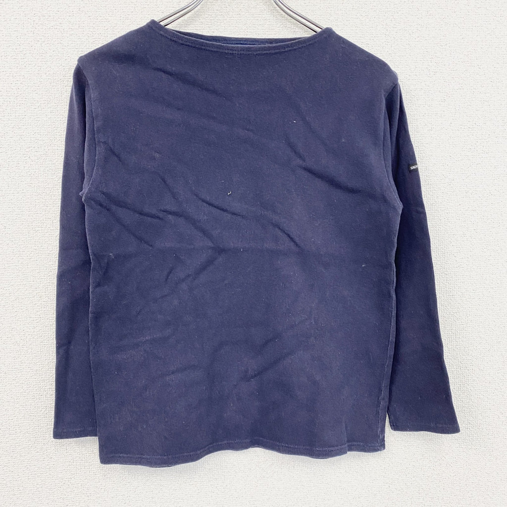 SAINT JAMES　セントジェームス　バスクシャツ　長袖Tシャツ/ロンT　紺　ネイビー　XSサイズ　古着