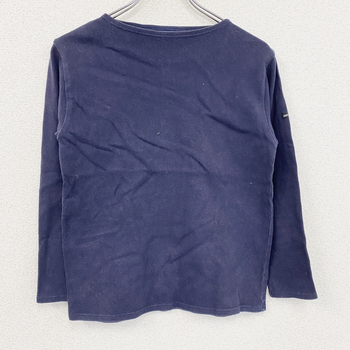 SAINT JAMES　セントジェームス　バスクシャツ　長袖Tシャツ/ロンT　紺　ネイビー　XSサイズ　古着