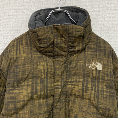 THE NORTH FACE ザノースフェイス　PRODIGY PRINT DOWN JACKET　ダウンジャケット　総柄　カーキ　Sサイズ