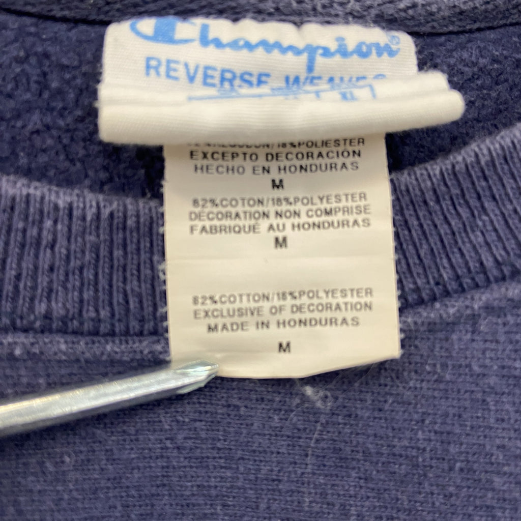 Champion　チャンピオン　リバースウィーブ　スウェット/トレーナー　紺　ネイビー　Mサイズ スウェットトップス メンズ コットン 古着