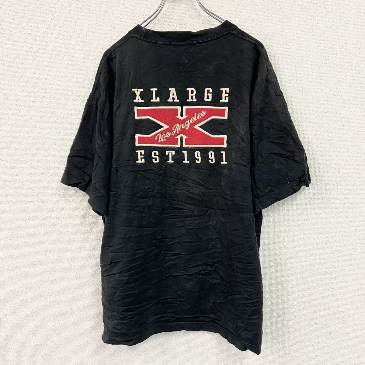 XLARGE　エクストララージ　半袖プリントTシャツ　黒　ブラック　XLサイズ　古着