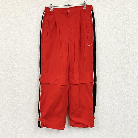 NIKE　ナイキ　トラックナイロンパンツ　赤　レッド　Lサイズ