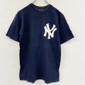 Majestic　マジェスティック　半袖プリントTシャツ　NEW YORK YANKEES　ニューヨークヤンキース　松井秀喜　紺　ネイビー　Lサイズ　古着