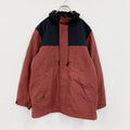 ～00s　Eddie Bauer　エディーバウアー　マウンテンパーカー　赤　レッド　黒　ブラック　Sサイズ　古着