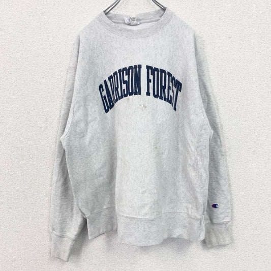 00s　champion　チャンピオン　リバースウィーブ　スウェット/トレーナー　灰色　グレー　Lサイズ
