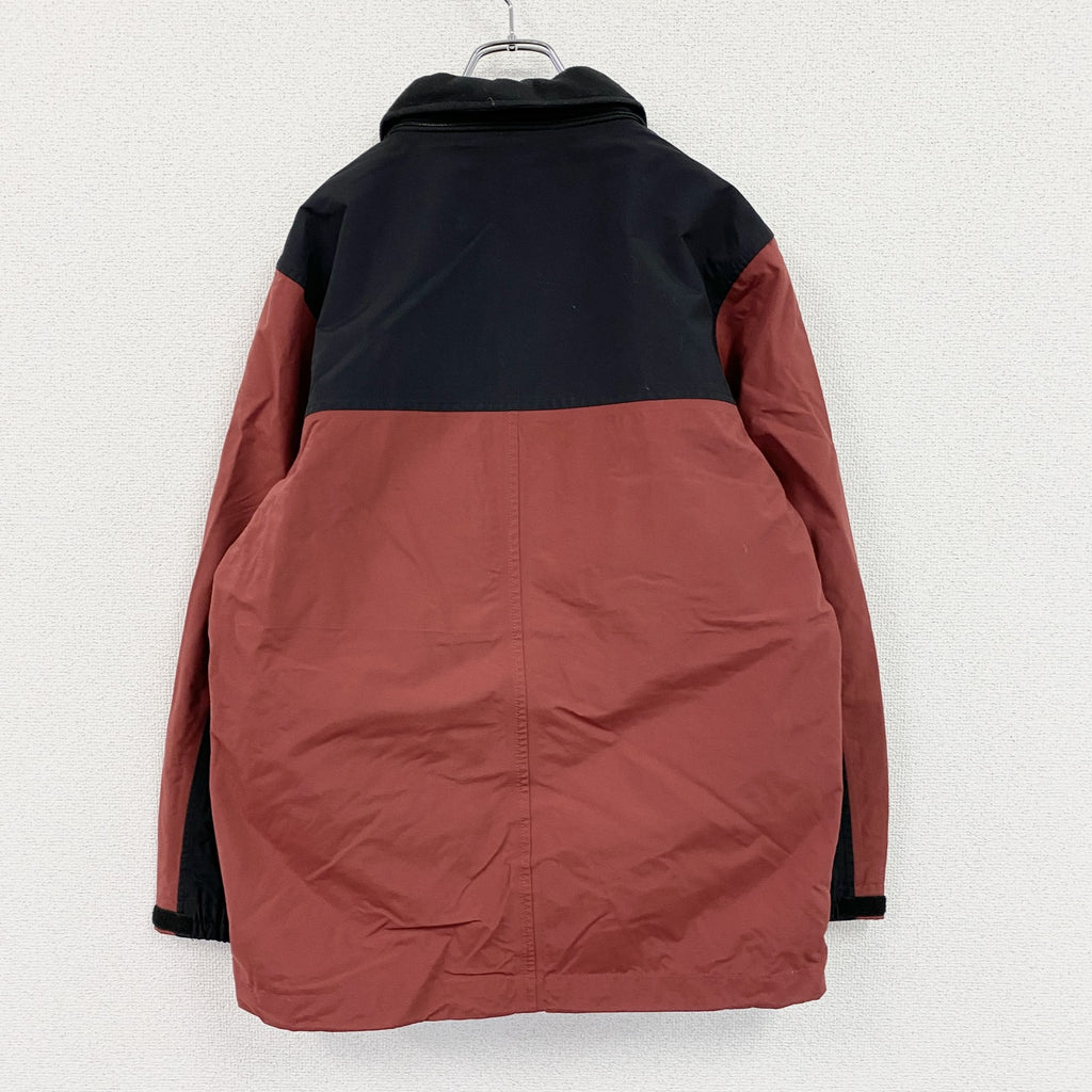 ～00s　Eddie Bauer　エディーバウアー　マウンテンパーカー　赤　レッド　黒　ブラック　Sサイズ　古着