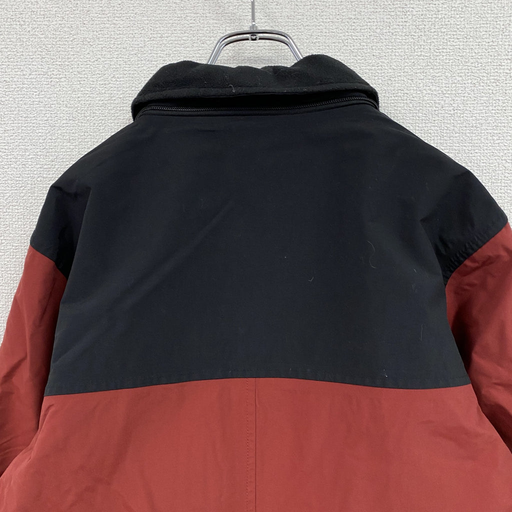 ～00s　Eddie Bauer　エディーバウアー　マウンテンパーカー　赤　レッド　黒　ブラック　Sサイズ　古着