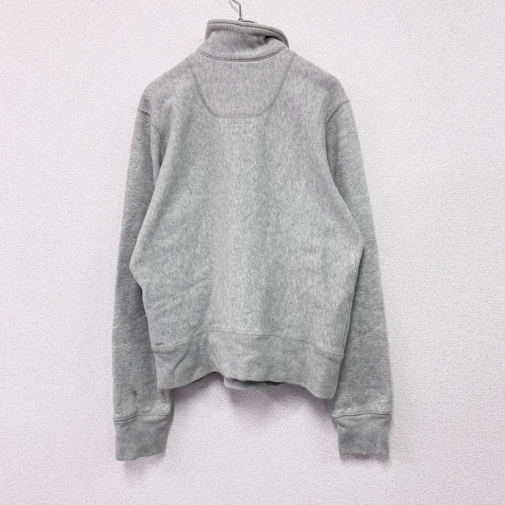 ABERCROMBIE＆FITCH　アバクロンビー＆フィッチ　ハーフジップスウェット　グレー　灰色　Mサイズ　古着