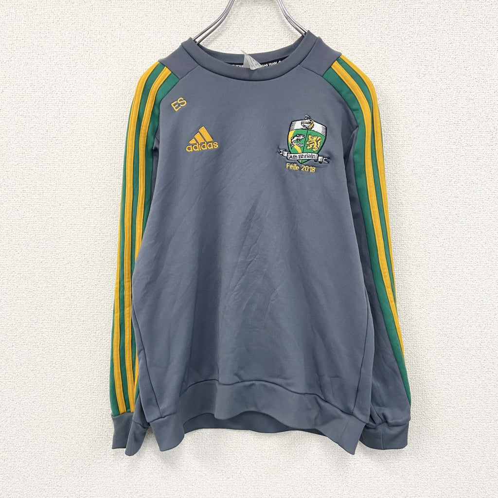 adidas　アディダス　スウェット/トレーナー　ダークグレー　160サイズ　古着