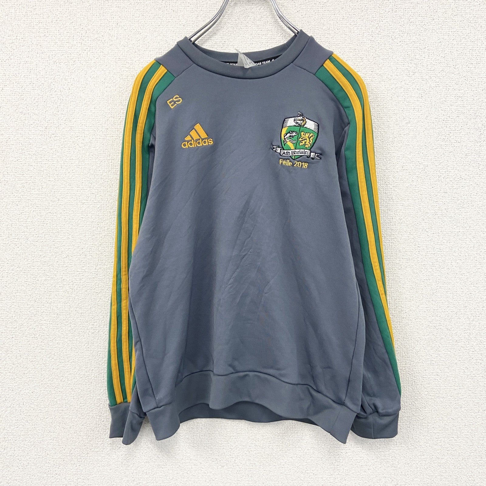 adidas　アディダス　スウェット/トレーナー　ダークグレー　160サイズ　古着