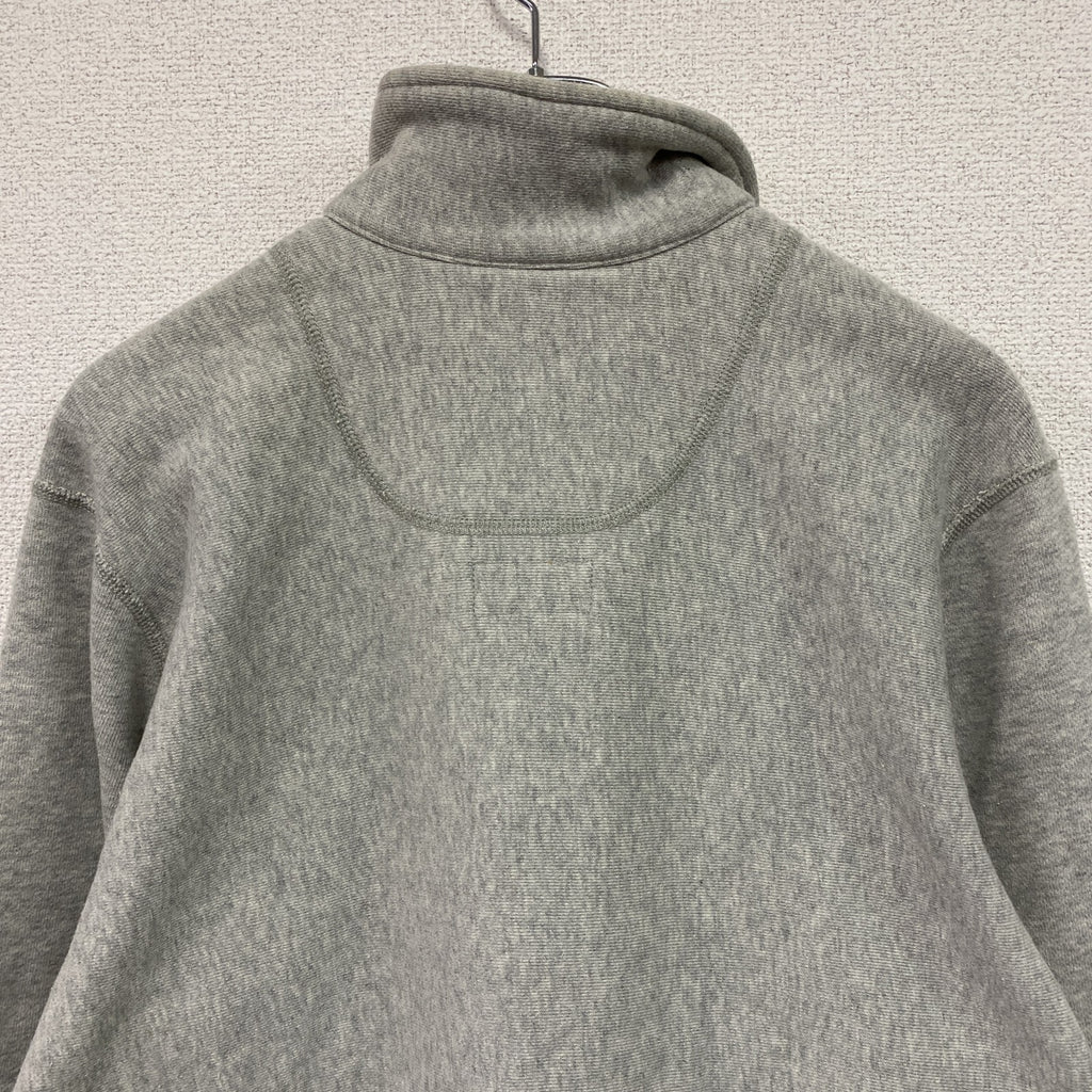 ABERCROMBIE＆FITCH　アバクロンビー＆フィッチ　ハーフジップスウェット　グレー　灰色　Mサイズ　古着