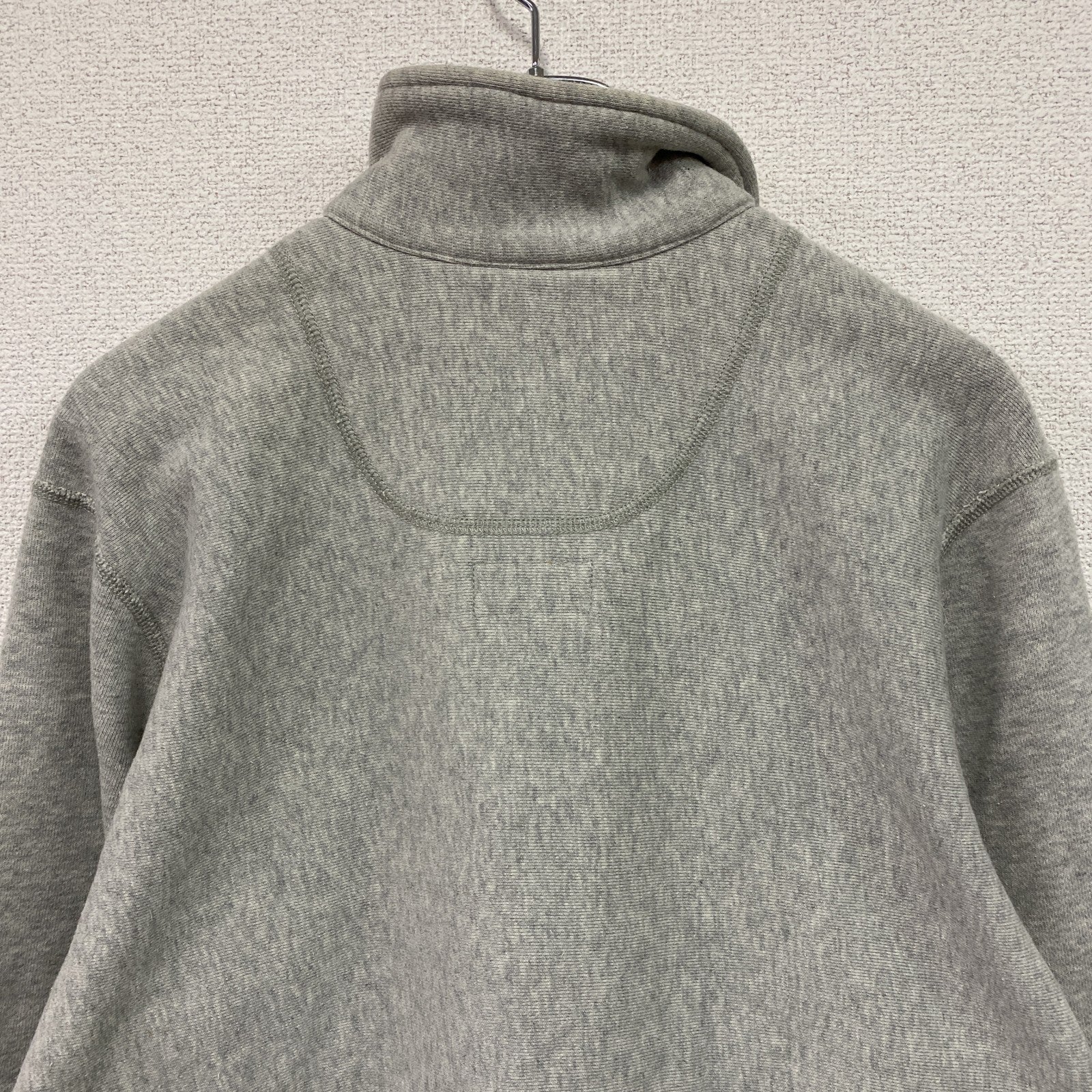 ABERCROMBIE＆FITCH　アバクロンビー＆フィッチ　ハーフジップスウェット　グレー　灰色　Mサイズ　古着