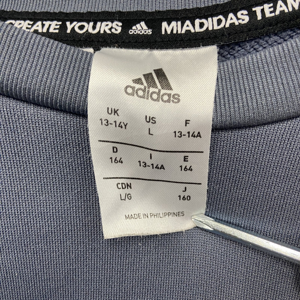 adidas　アディダス　スウェット/トレーナー　ダークグレー　160サイズ　古着