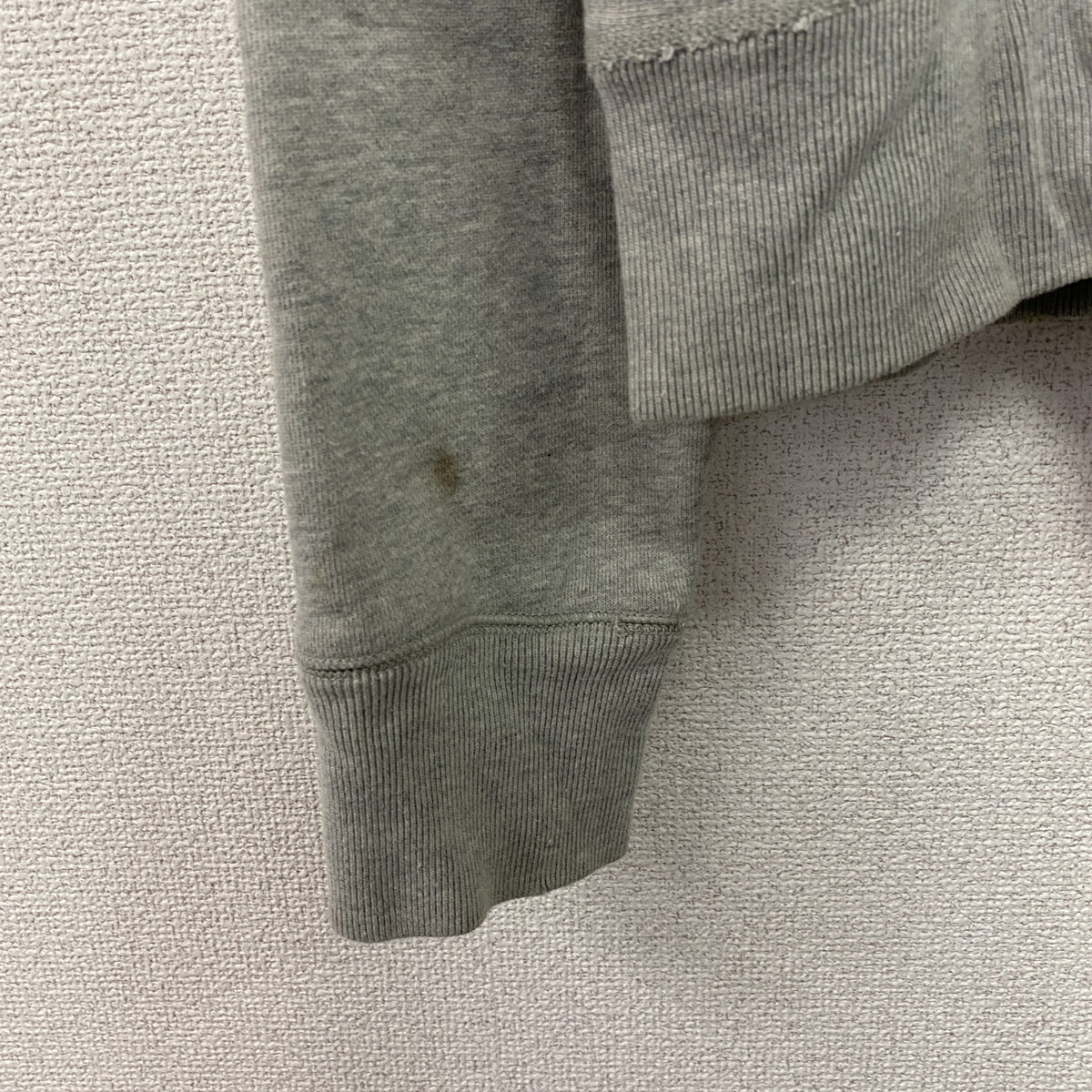 ABERCROMBIE＆FITCH　アバクロンビー＆フィッチ　ハーフジップスウェット　グレー　灰色　Mサイズ　古着