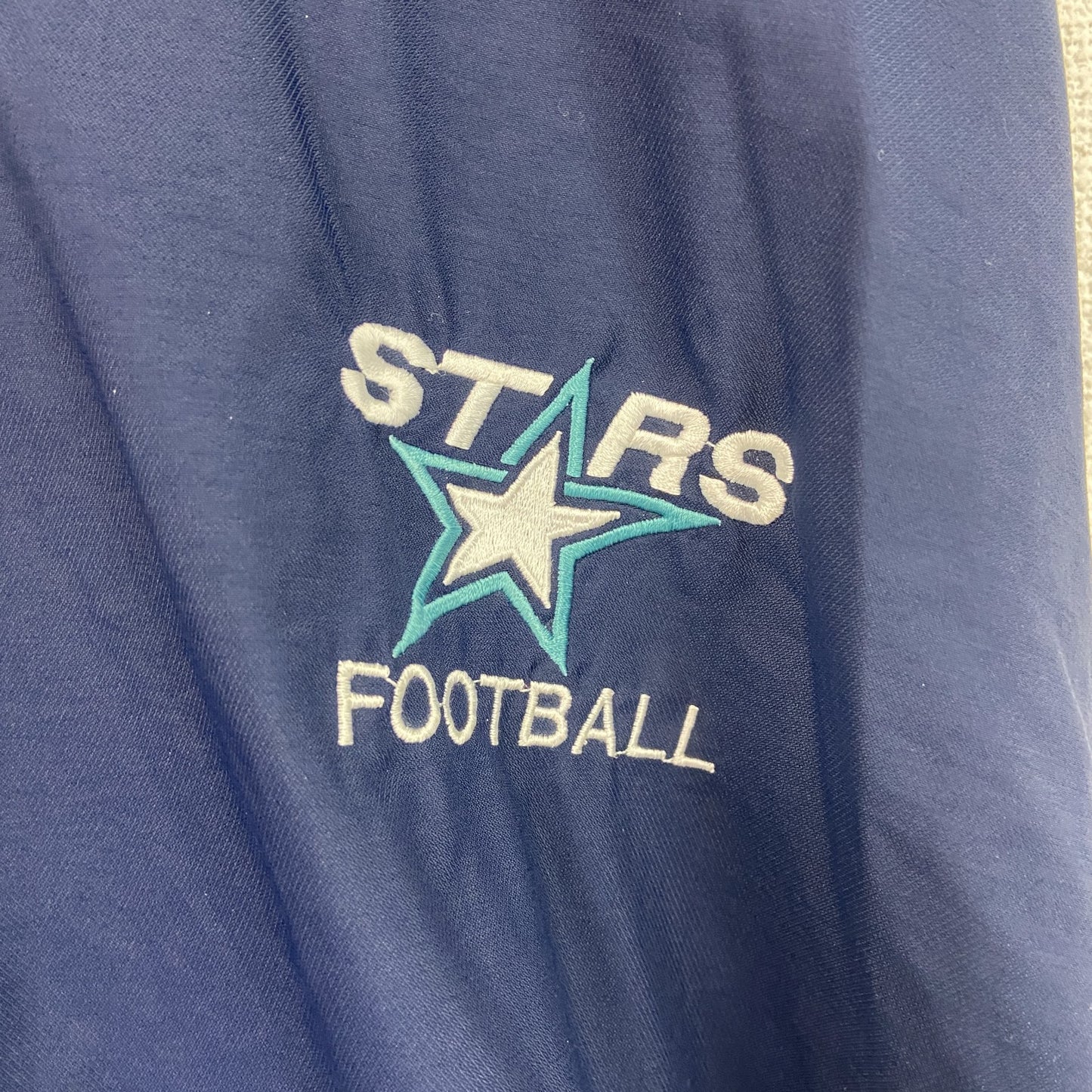 NIKE　ナイキ　プルオーバージャケット　刺繍ロゴ　フットボール　紺　ネイビー　2XLサイズ