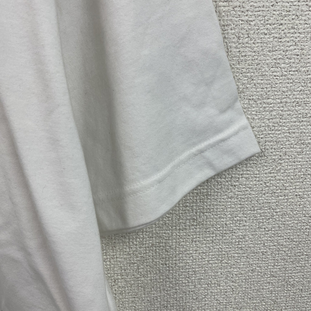 ECKO UNLTD.　エコーアンリミテッド　半袖プリントTシャツ　刺繍ロゴ　ワンポイント　白　ホワイト　Lサイズ　古着
